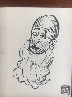 Herman Bieling - Vijf tekeningen/schetsen in één koop! kopen? Bied vanaf 1!