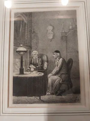 Karel Frederik Bombled - Huiselijk Tafereel kopen? Bied vanaf 35!