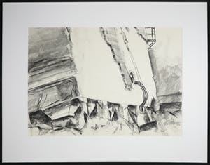 Gijs Keizer - Houtskooltekening, Zonder titel kopen? Bied vanaf 1!