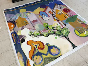 Dick Duineveld - en andere!, Drieluik, Uitplakken geblazen (Zeer Groot) kopen? Bied vanaf 1!