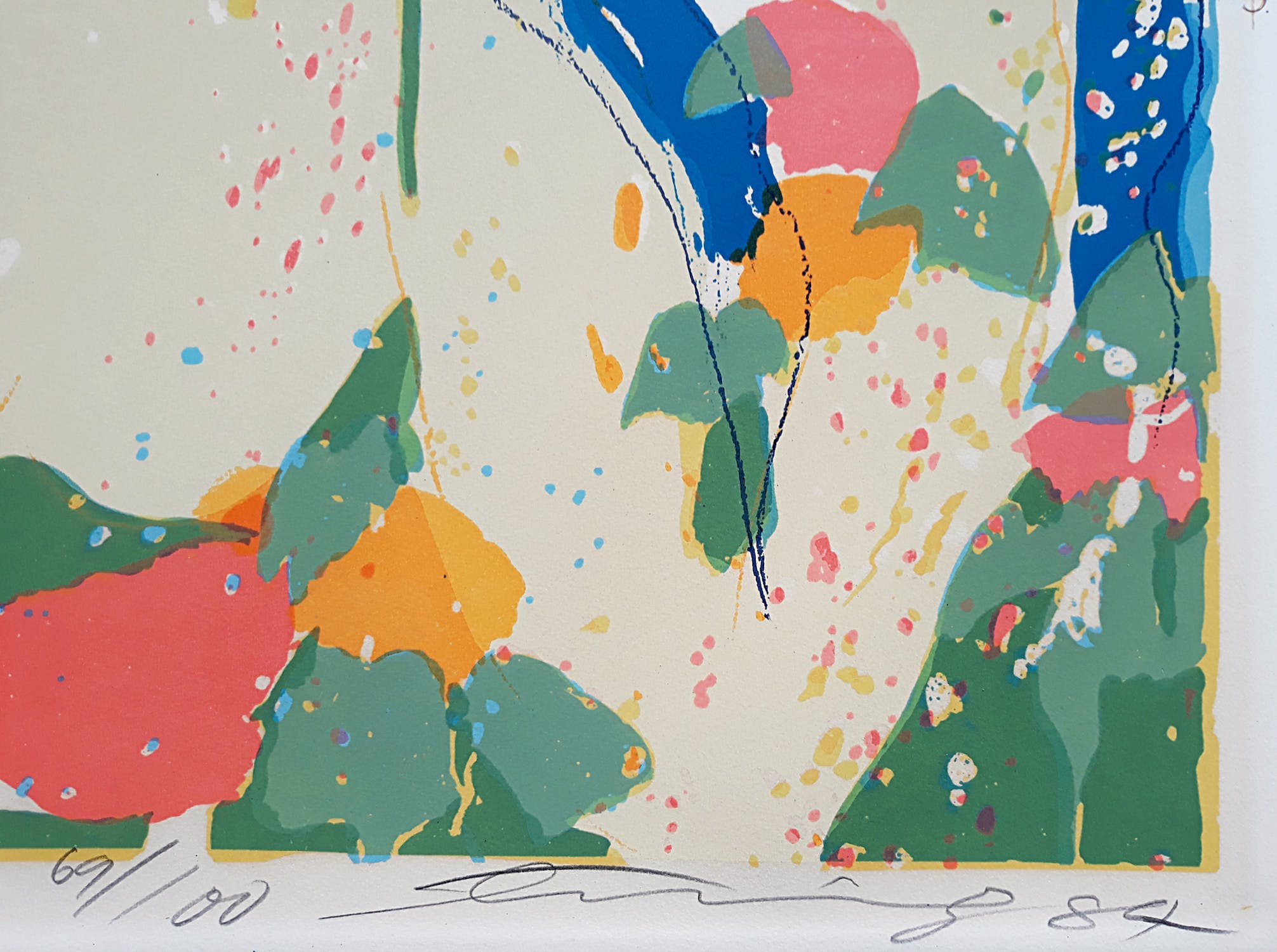 Walasse Ting - Liggend naakt met blauw haar, litho kopen? Bied vanaf 625!