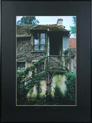 Paul Huf - Foto, Begroeide trap - Ingelijst verkocht voor € 1!