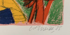 Corneille - kleurenlitho - 'Le tigre amoureux' - 1985 (Hors Commerce) kopen? Bied vanaf 299!