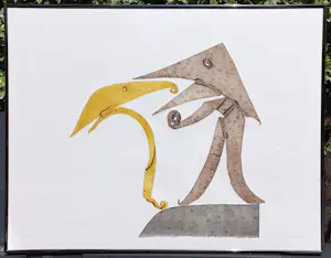 Reinhoud D'Haese - Pique-nique a Dover, metaaldruk (netjes ingelijst, groot) kopen? Bied vanaf 150!