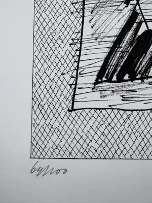 Jan Schoonhoven - Formatie 12 Zeefdrukken in Portfolio. Allen handgesigneerd (Zeldzaam). kopen? Bied vanaf 2950!