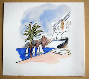 AcheterKees van Dongen - Lithografie - Cannes? Enchérissez de 450!