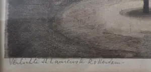 Arend Hendriks - Laurenskerk. Nacht met figuren. kopen? Bied vanaf 49!