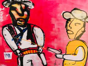 Herman Brood - Billy the kid met nieuwe lijst verkocht voor € 495!