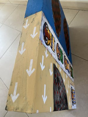 Toyin Loye - Tweeluik (Elk schilderij is 50 x 70 cm.) kopen? Bied vanaf 395!