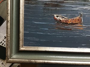 Niet of onleesbaar gesigneerd - Haven in schemering. kopen? Bied vanaf 1!