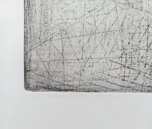 Guillaume Le Roy - Abstracte compositie, aquatint ets kopen? Bied vanaf 60!