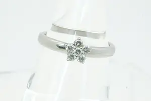 19 - elegante 18 Krt wit-goud solitair ring  0.25 crt briljant - HRD certificaat kopen? Bied vanaf 320!