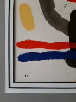 Joan Miro - Naar `Galerie Maeght 1961` - offset zeefdruk kopen? Bied vanaf 50!