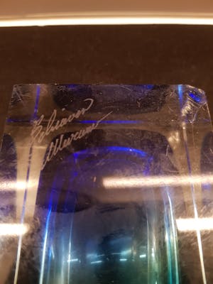 Flavio Poli - MURANO SOMMERSO VESSEL ART OBJECT FACETED EDGE kopen? Bied vanaf 80!