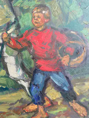 Rostislas Loukine - Russische boerenfamilie in het bos kopen? Bied vanaf 499!