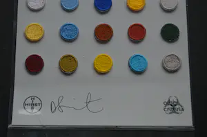 Damien Hirst - 'Iron on spots' kopen? Bied vanaf 40!