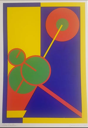 Lou Loeber - Lou Loeber - Geranium - Zeefdruk kopen? Bied vanaf 1!