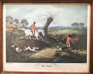 William Shayer - English Fox Hunting "The Check" kopen? Bied vanaf 5!
