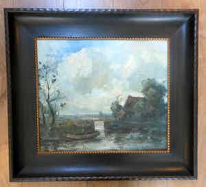 Hans Vermolen - Landschap met bruggetje verkocht voor € 100!