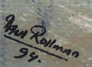 Paul Rollman - Olieverf op canvas, Koepelkerk te Amsterdam kopen? Bied vanaf 20!