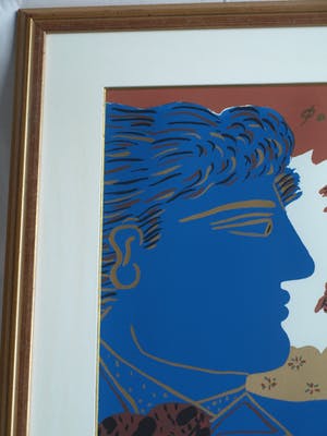 Alexandre Fassianos - Litho, ingelijst , “Mythologische voorstelling” – nr. 1 van 50 ex. kopen? Bied vanaf 100!