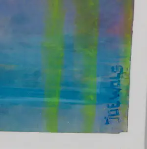 Joe Wols - Acryl op papier, Het museum van de mens - Ingelijst kopen? Bied vanaf 40!