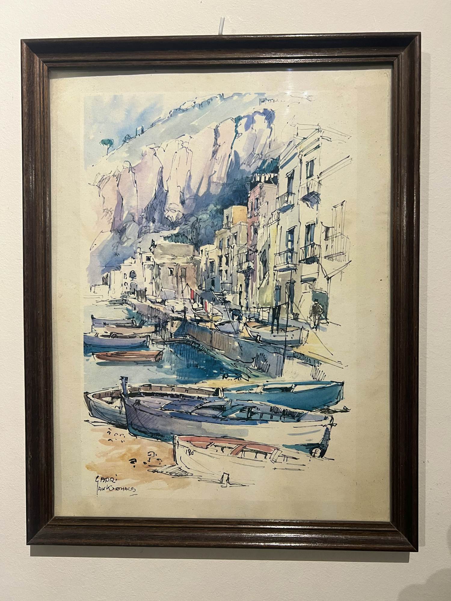 Jan Korthals - Italiaanse haven in Capri kopen? Bied vanaf 50!