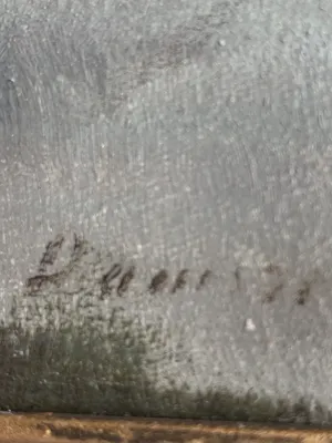 Joop Dam - Riviergezicht met varende platbodems. kopen? Bied vanaf 115!