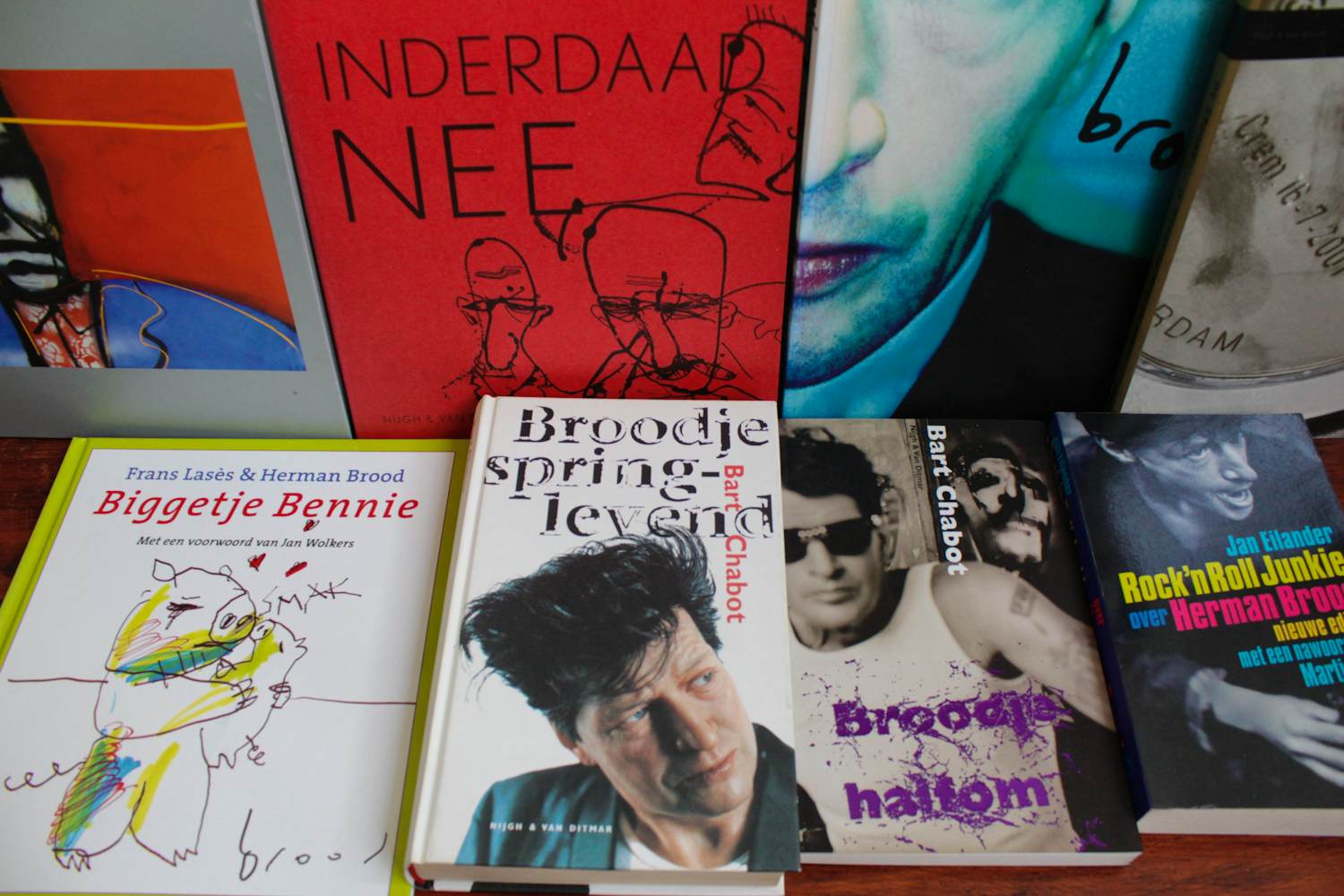 Herman Brood - liefhebber/verzamelaar 8 prachtige boeken van Herman Brood kopen? Bied vanaf 95!