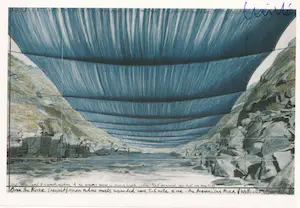 AcheterChristo - OVER THE RIVER + KUNSTBOEK CHRISTO MET FOTO's? Enchérissez de 95!