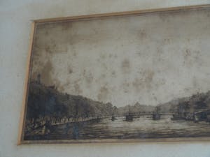 Cornelis Brandenburg - Ets, Amsterdam – gesigneerd & ingelijst kopen? Bied vanaf 10!