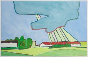 Paul Overhaus - Olieverf op doek, Noord-Holland III - Ingelijst kopen? Bied vanaf 60!