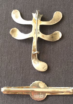 3e gehalte Zilver - broche in de vorm van een libelle en kopen? Bied vanaf 1!