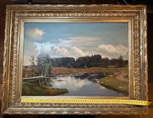 Buy Max Wolf - Flusslandschaft? Bid from 350!
