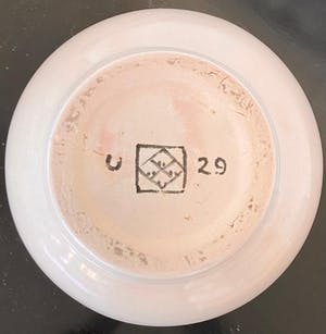 De Vier Paddestoelen - grote crèmekleurige vaas kopen? Bied vanaf 15!