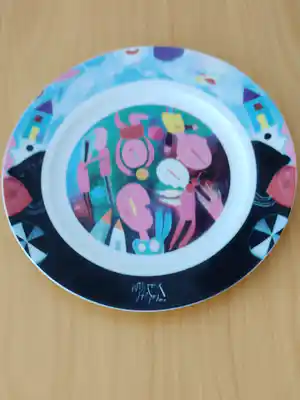 Wouter Stips - Prachtig bord uit 2010 en gesigneerd verkocht voor € 1!