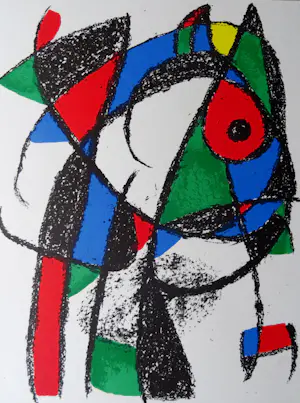 Joan Miro - "Le Chat Coquin " , Litografia original I 1975 - Mourlot 1037 kopen? Bied vanaf 89!