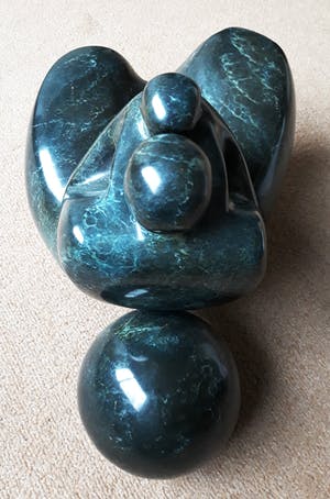 Rosa Serra - Moeder en kind, bronzen beeld (best groot, zwaar) kopen? Bied vanaf 1950!