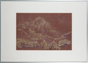 Alexander Gerhardus Dieperink - Monotype, Berggezicht - Ingelijst kopen? Bied vanaf 1!