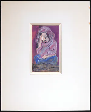 Henk Sparreboom - Gouache, Gapende vrouw kopen? Bied vanaf 1!