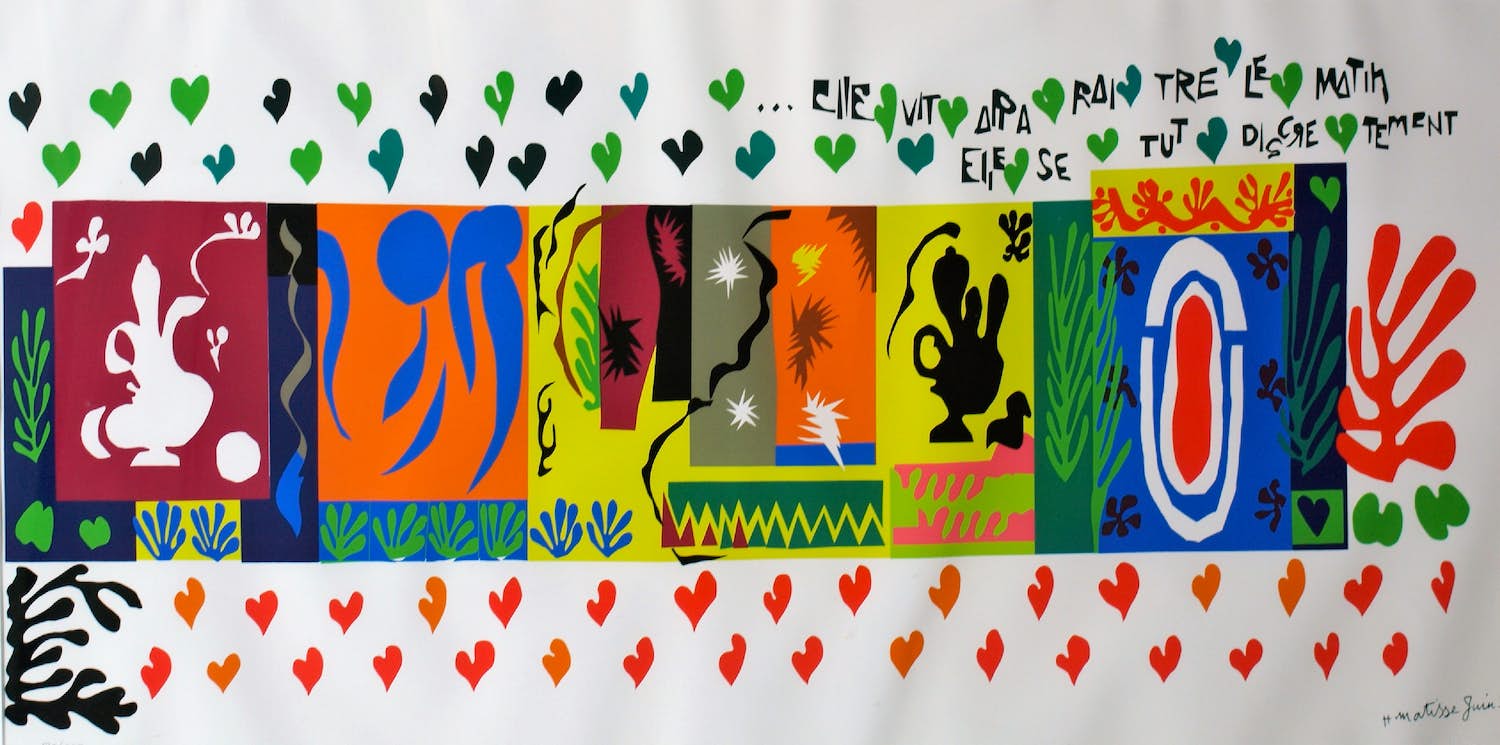 Henri Matisse - Litho , Mille et Une Nuits (‘Duizend en één Nacht’) – ingelijst - 250 ex - 1994 verkocht voor € 10!