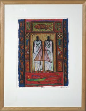 Eric Toebosch - Litho, Angeli - Ingelijst kopen? Bied vanaf 35!