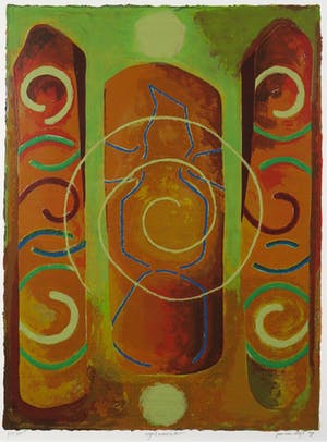 Jan van Delft - Zeefdruk, Vogelwachten - Ingelijst kopen? Bied vanaf 1!