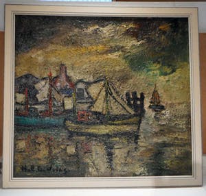 Hubert De Vries - ANTWERPEN SCHEEPSWERF ca. 1960 kopen? Bied vanaf 200!