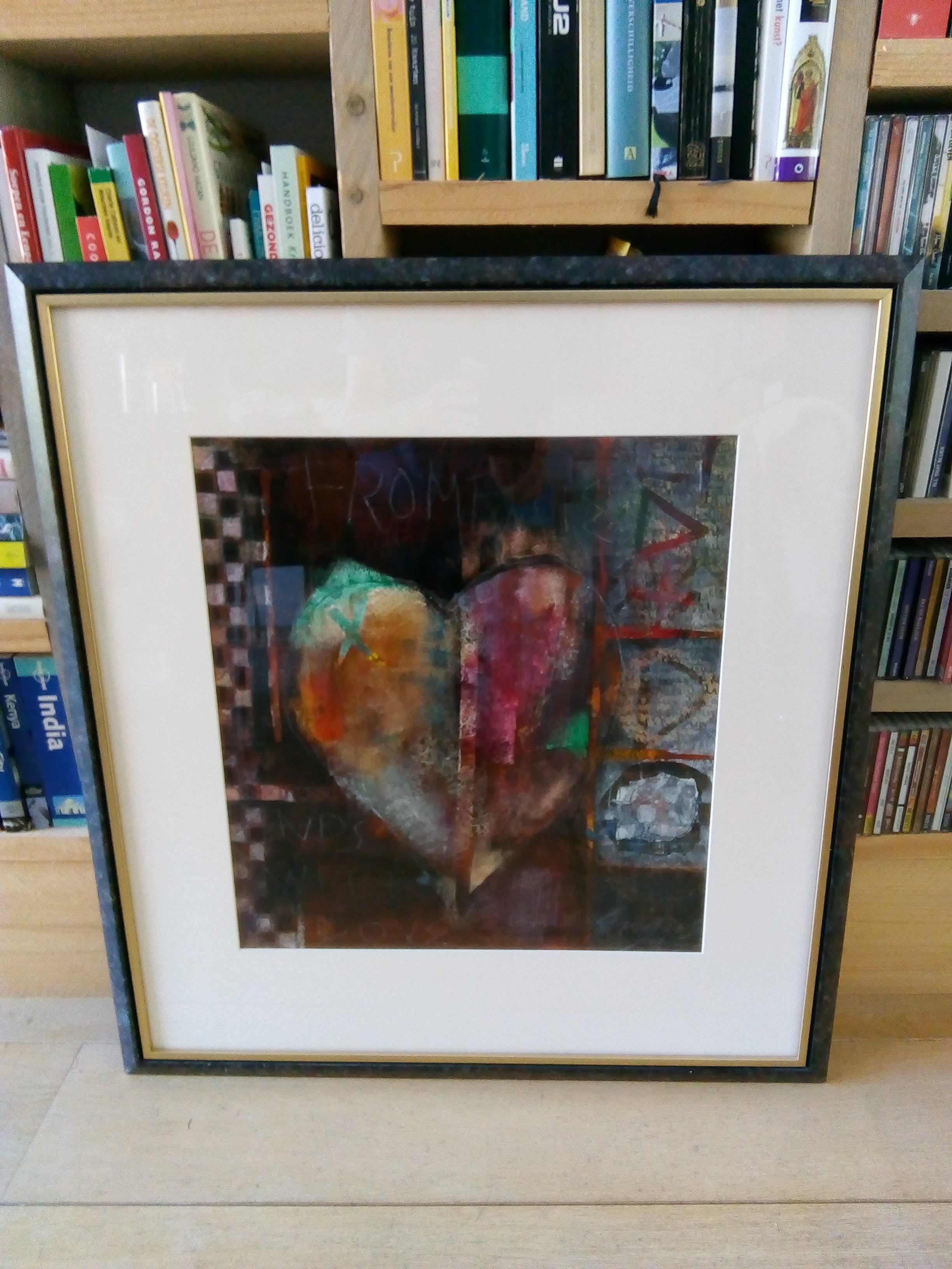 Astrid Engels - From Friends with love - Olieverf en gouache - gesigneerd mooi INGELIJST. kopen? Bied vanaf 450!