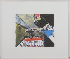 Theo Elfrink - Litho, Port en Bessin - Ingelijst kopen? Bied vanaf 10!