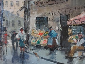 Gerard Roemers - Stadsgezicht Parijs ca 1950. kopen? Bied vanaf 250!