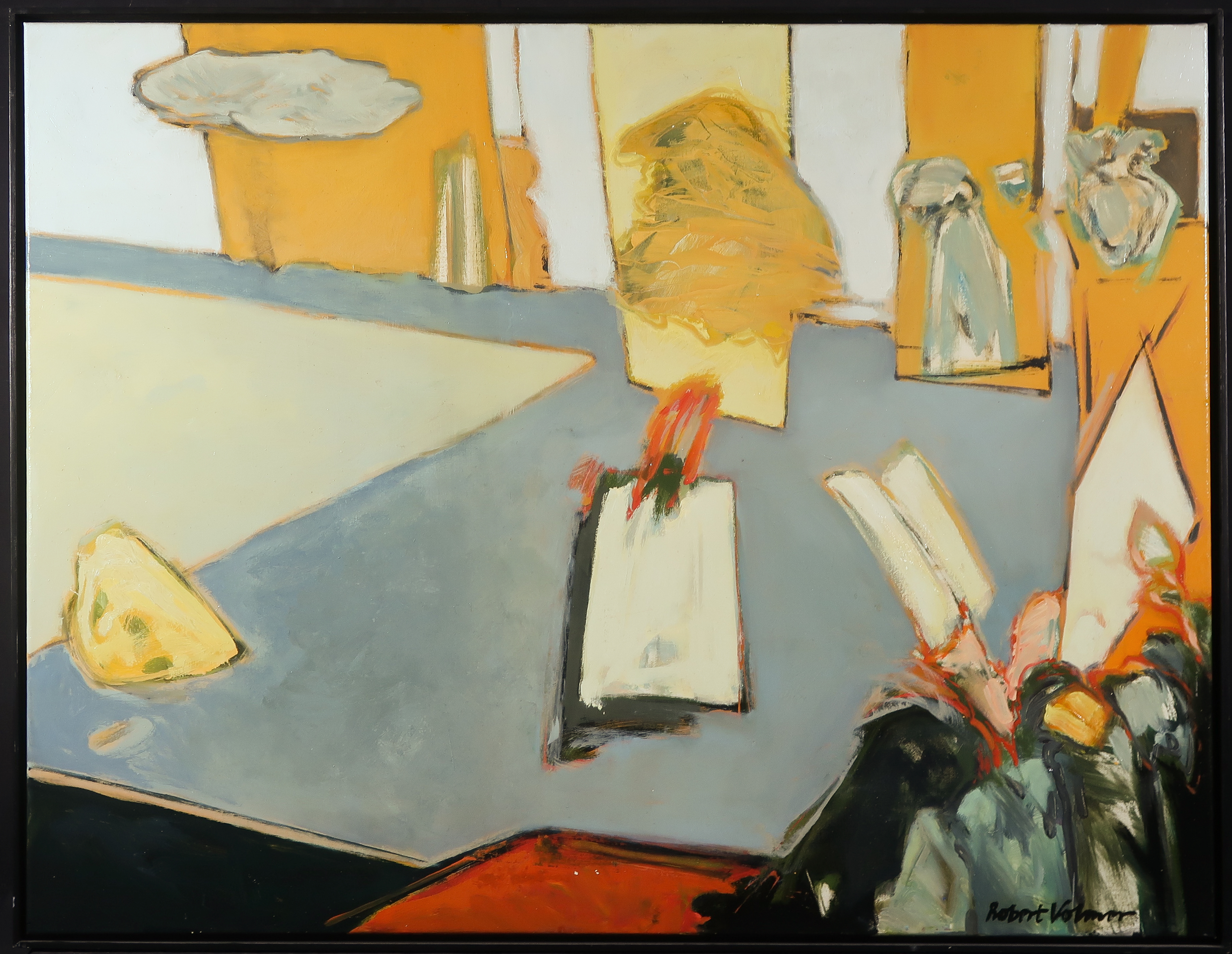 Robert Volmer - Olieverf op doek, Earthbound - Ingelijst (Groot) verkocht voor € 500!