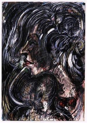 Antonius Höckelmann - Frau mit roter Kette kopen? Bied vanaf 1350!