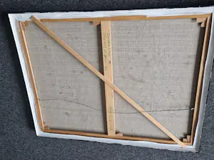 Arnaldo - Groot abstract expressionistisch olieverf / doek "zonder titel III" - gesigneerd kopen? Bied vanaf 82!